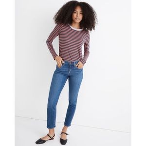 Madewell Mid-Rise Stovepipe Jeans in Leman Wash 25